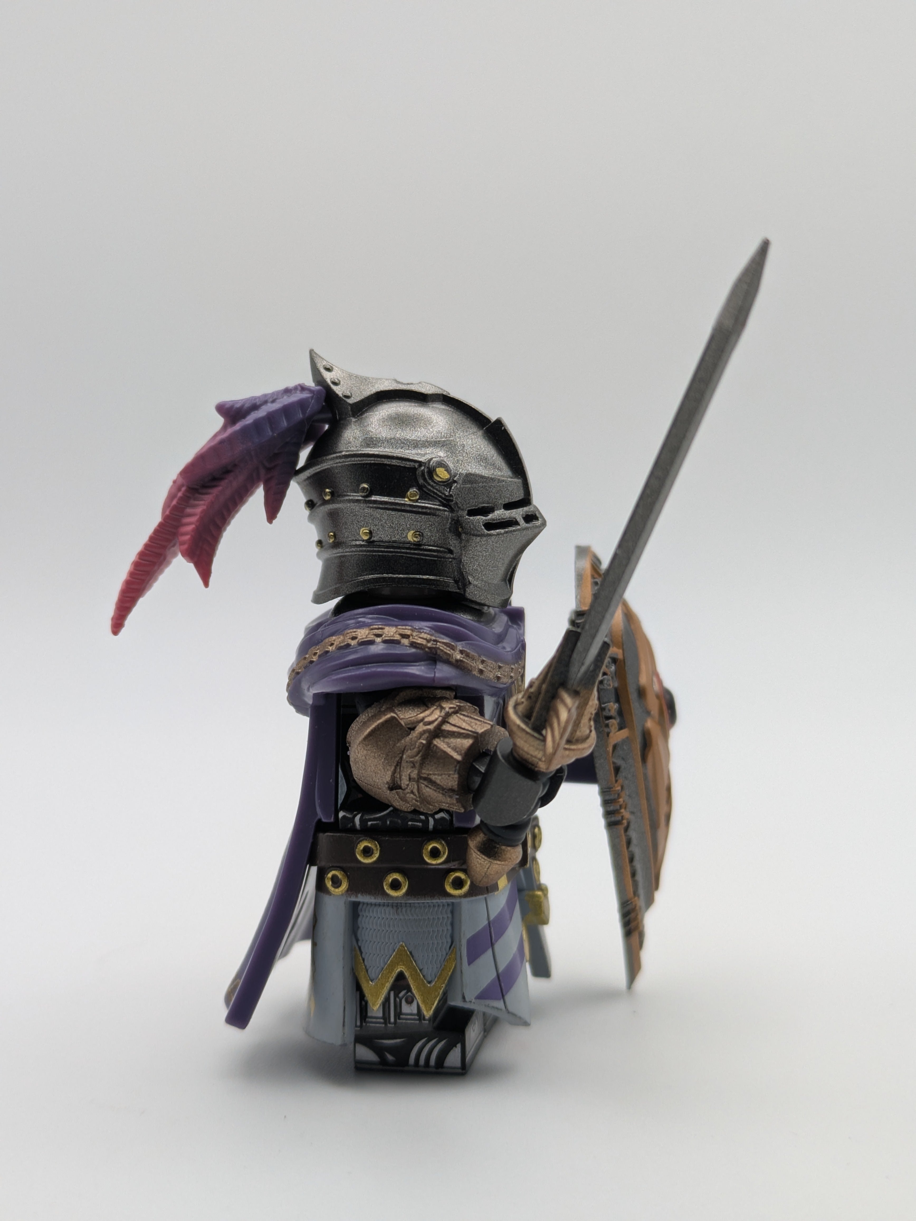 Sir Galahad / Soldat / Klemmbaustein Custom Minifigur MOC