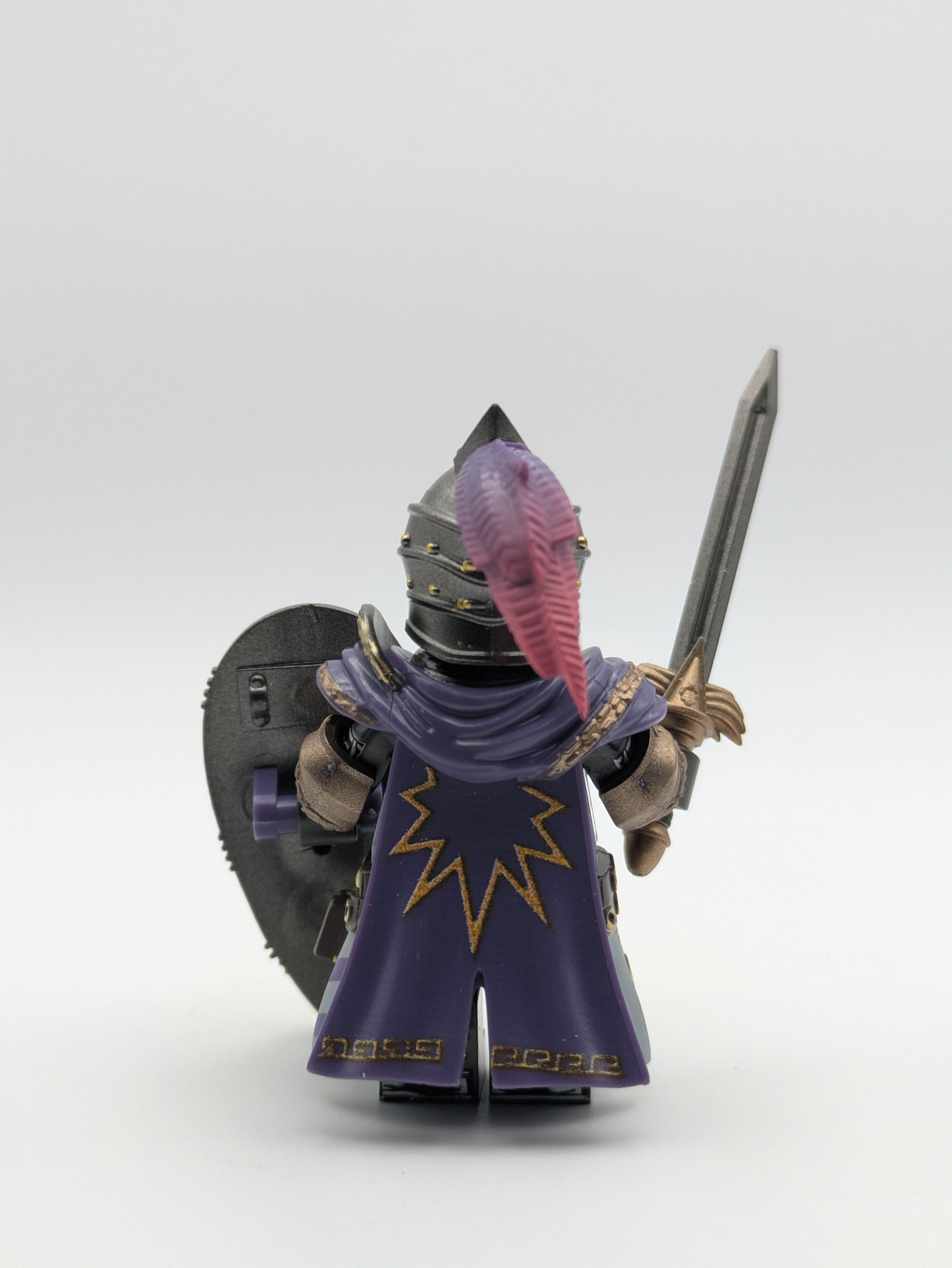 Sir Galahad / Soldat / Klemmbaustein Custom Minifigur MOC