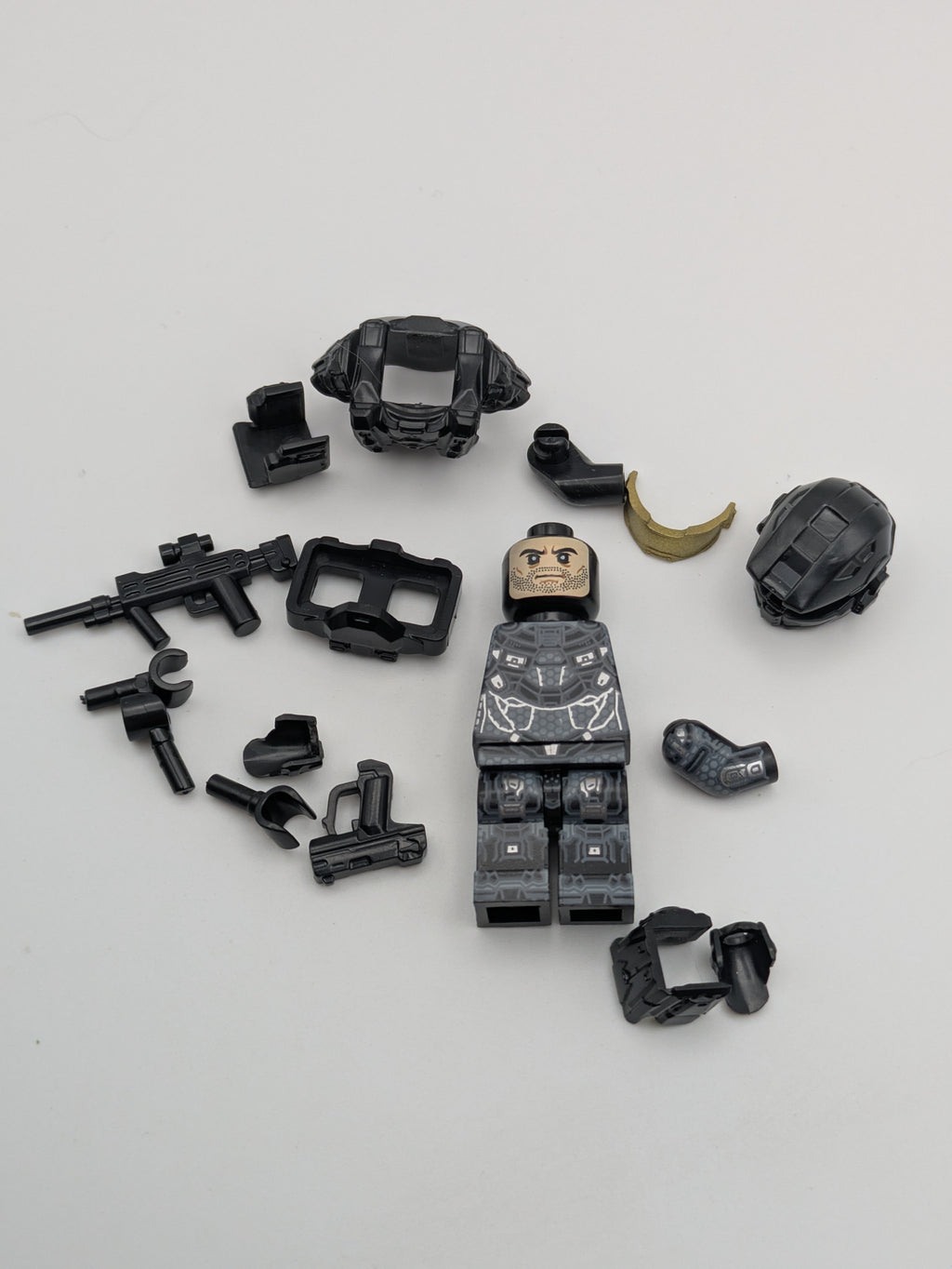 HALO / Master Chief - Klemmbaustein Custom Minifigur MOC