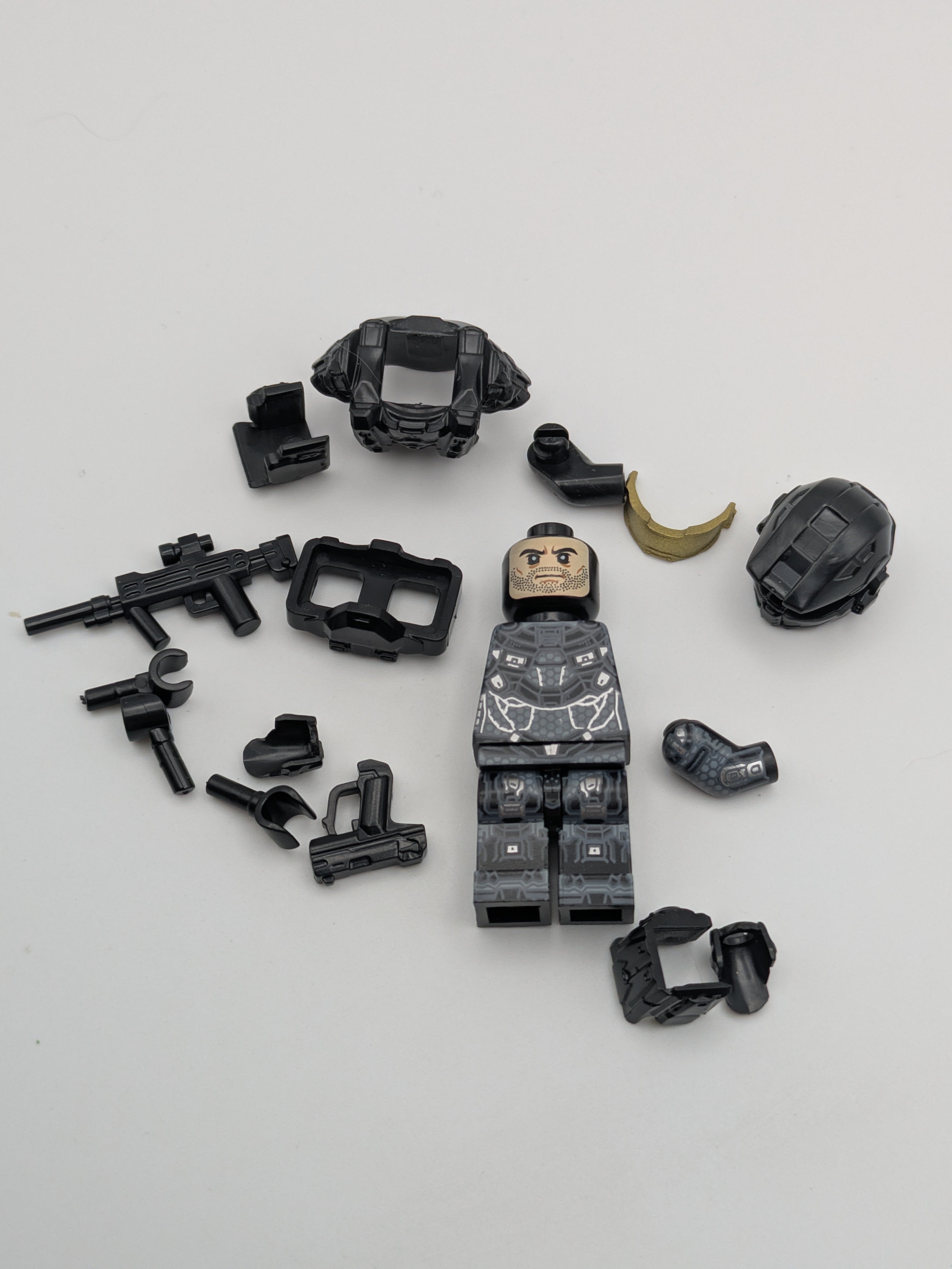 HALO / Master Chief - Klemmbaustein Custom Minifigur MOC