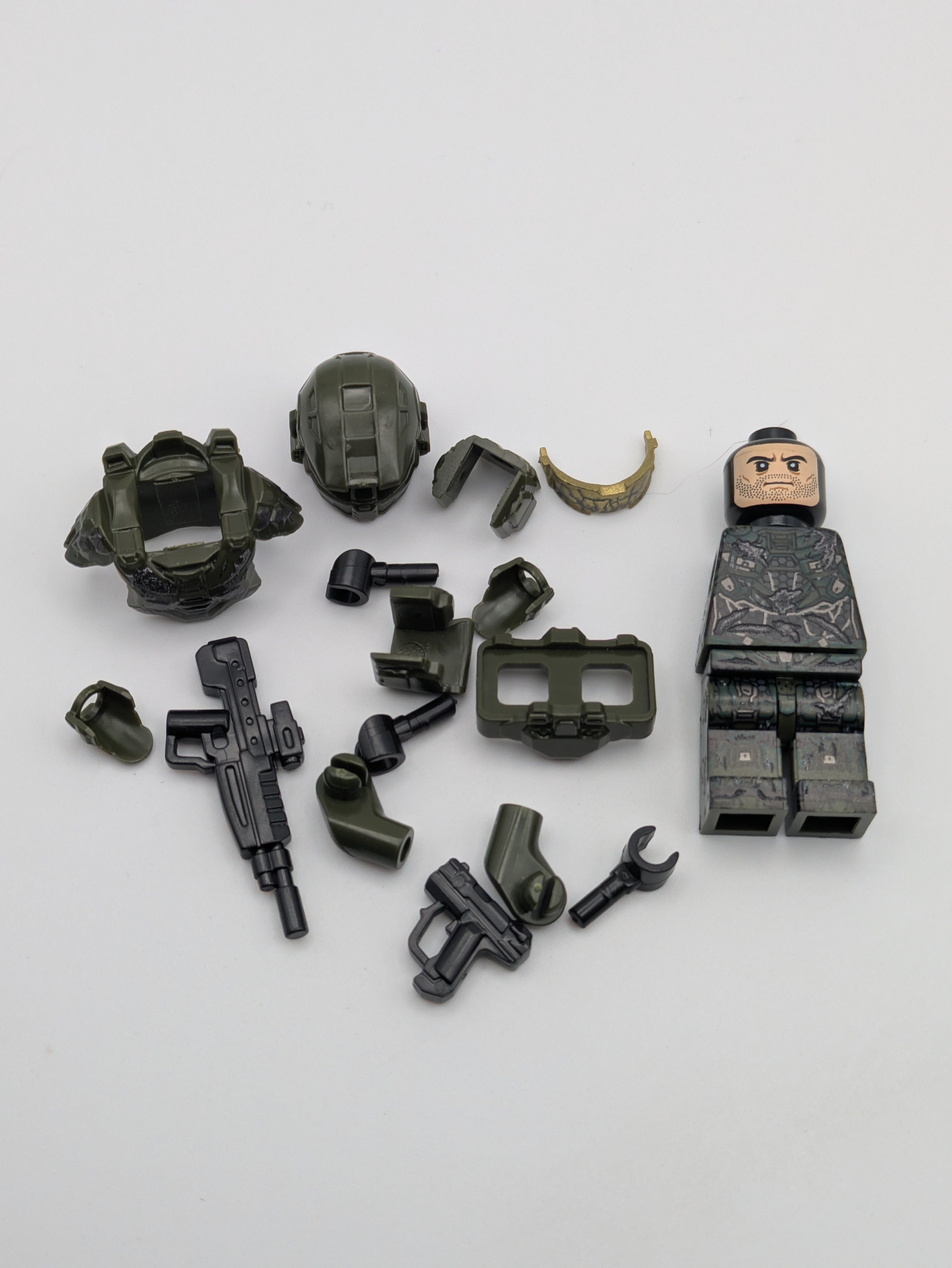HALO / Master Chief - Klemmbaustein Custom Minifigur MOC