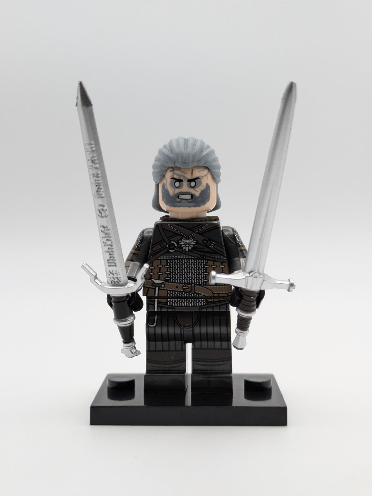 The Witcher / Geralt of Rivia / Klemmbaustein Custom Minifigur MOC