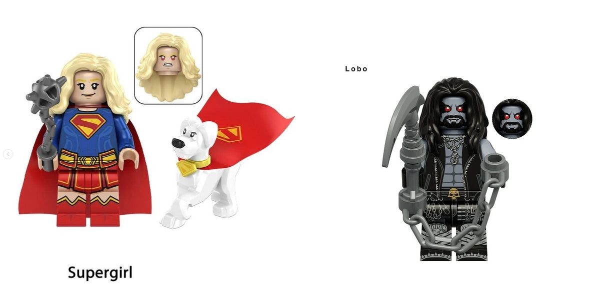 Supergirl Charakter / Klemmbaustein Custom Minifigur MOC