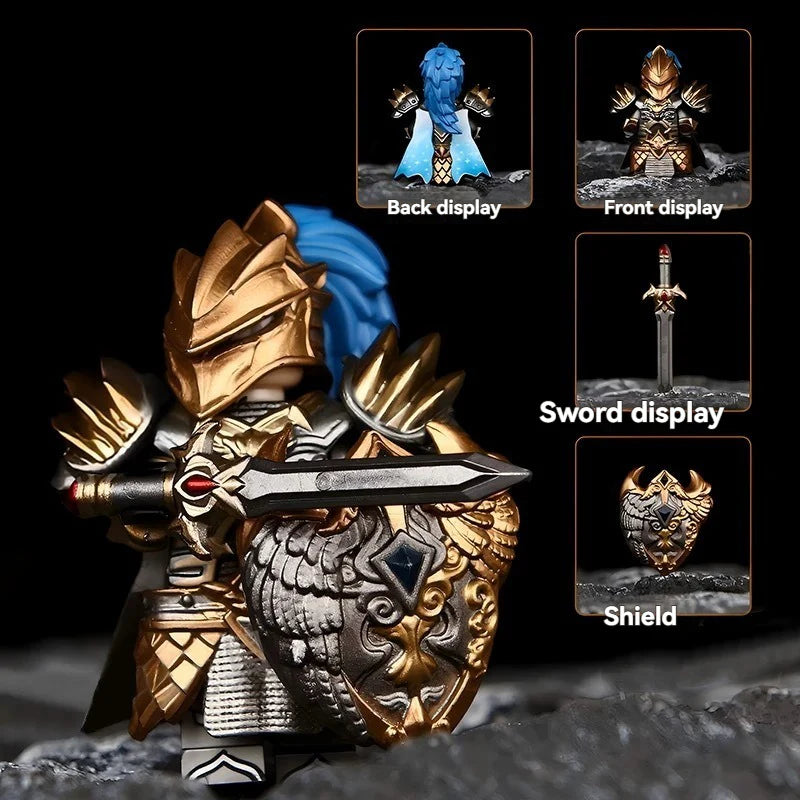 Lancelot Kai / Soldat / Klemmbaustein Custom Minifigur MOC