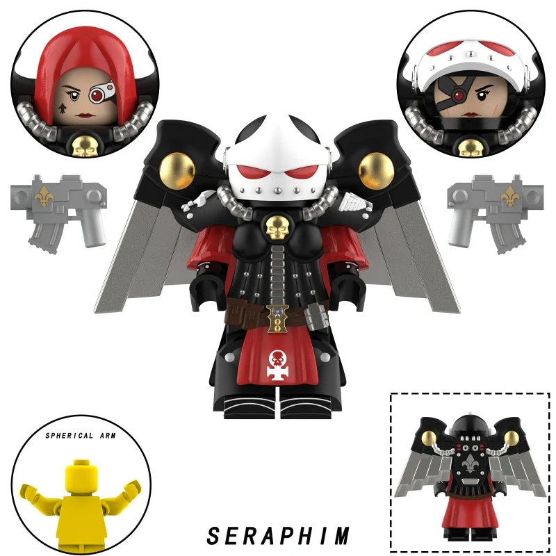Warhammer 40k / Sister of Battle - Brick Custom Minifigure MOC