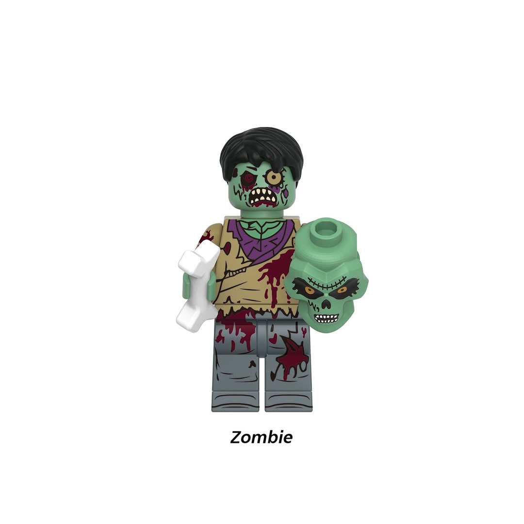 Horror Halloween Character - Brick Building Block Custom Minifigure MOC