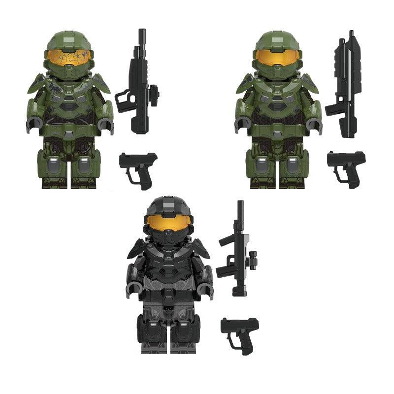 HALO / Master Chief - Klemmbaustein Custom Minifigur MOC
