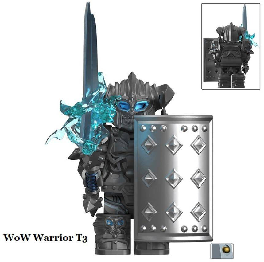World of Warcraft T3 Krieger - Klemmbaustein Custom Minifigur MOC