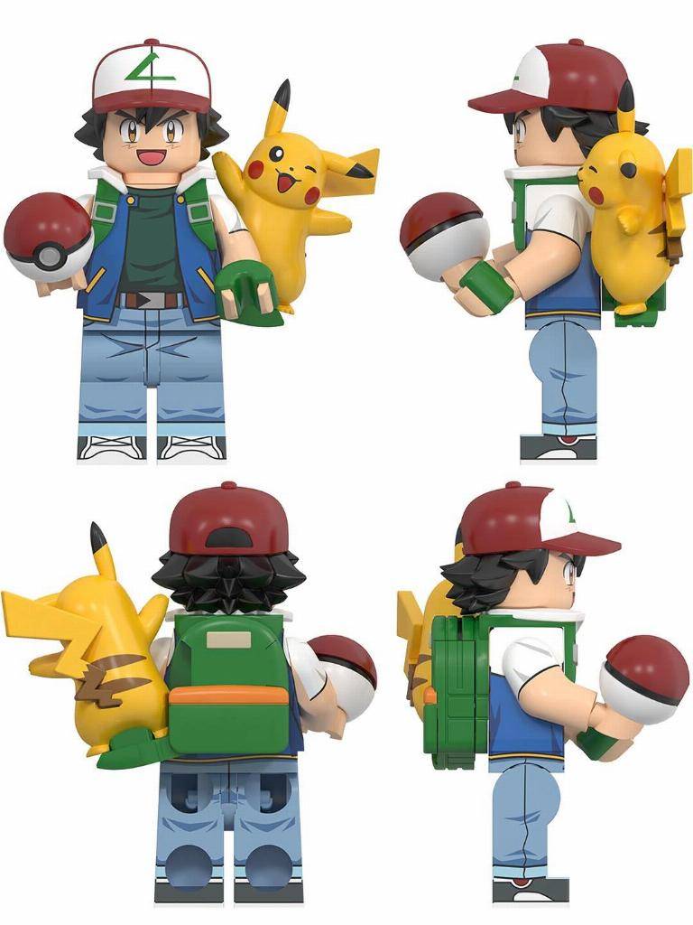 Pokemon Charakter -  Klemmbaustein Custom Minifigur MOC