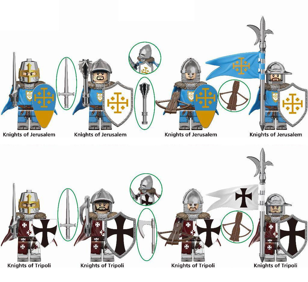 Soldiers Warriors / Medieval - Brick Building Custom Minifigure MOC