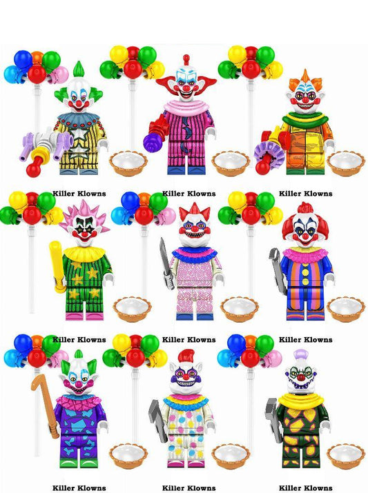Horror Clowns - Klemmbaustein Custom Minifigur MOC