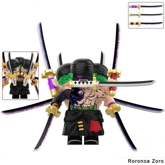 One Piece / Roronoa Zoro - Klemmbaustein Custom Minifigur MOC