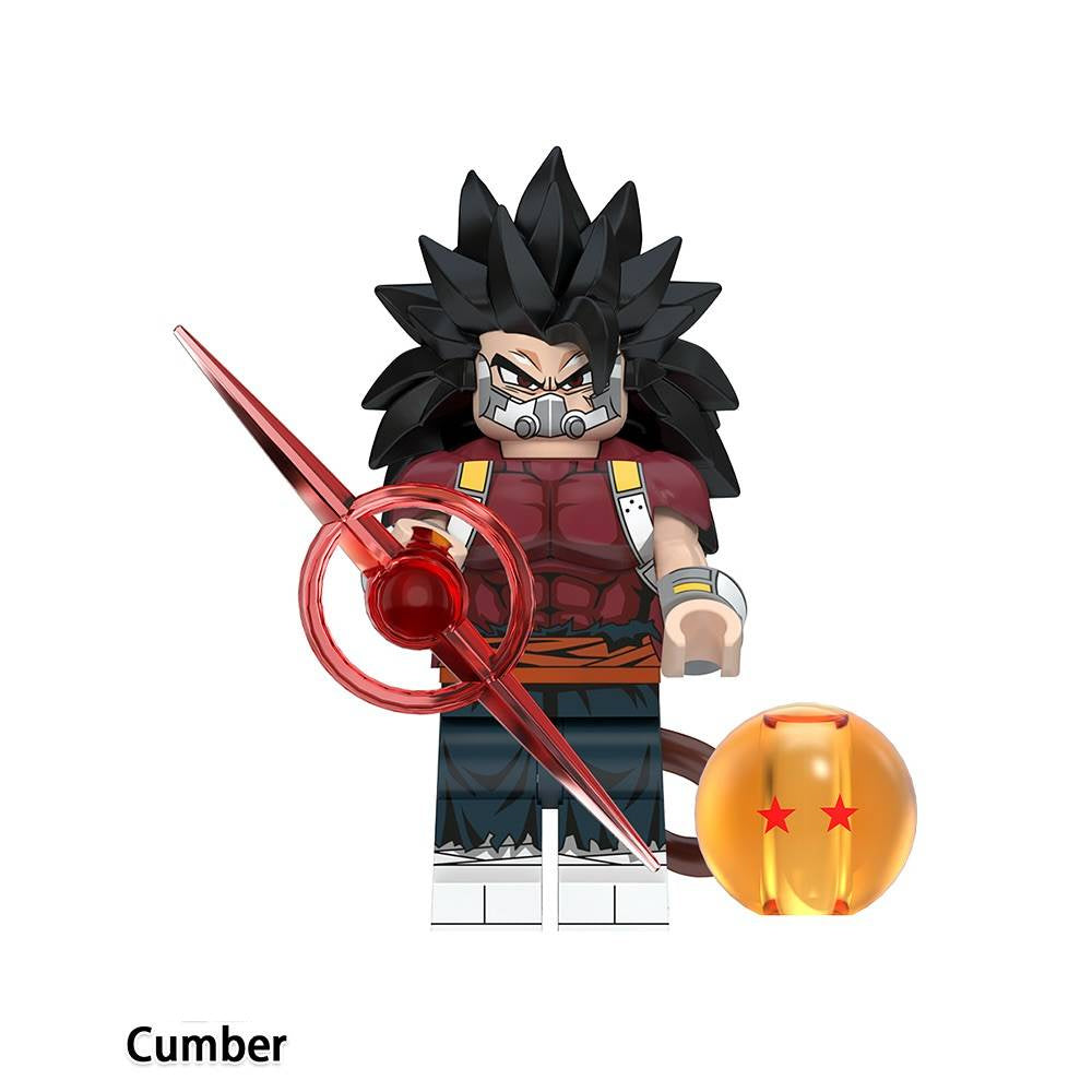 Dragonball Charakter -  Klemmbaustein Custom Minifigur MOC