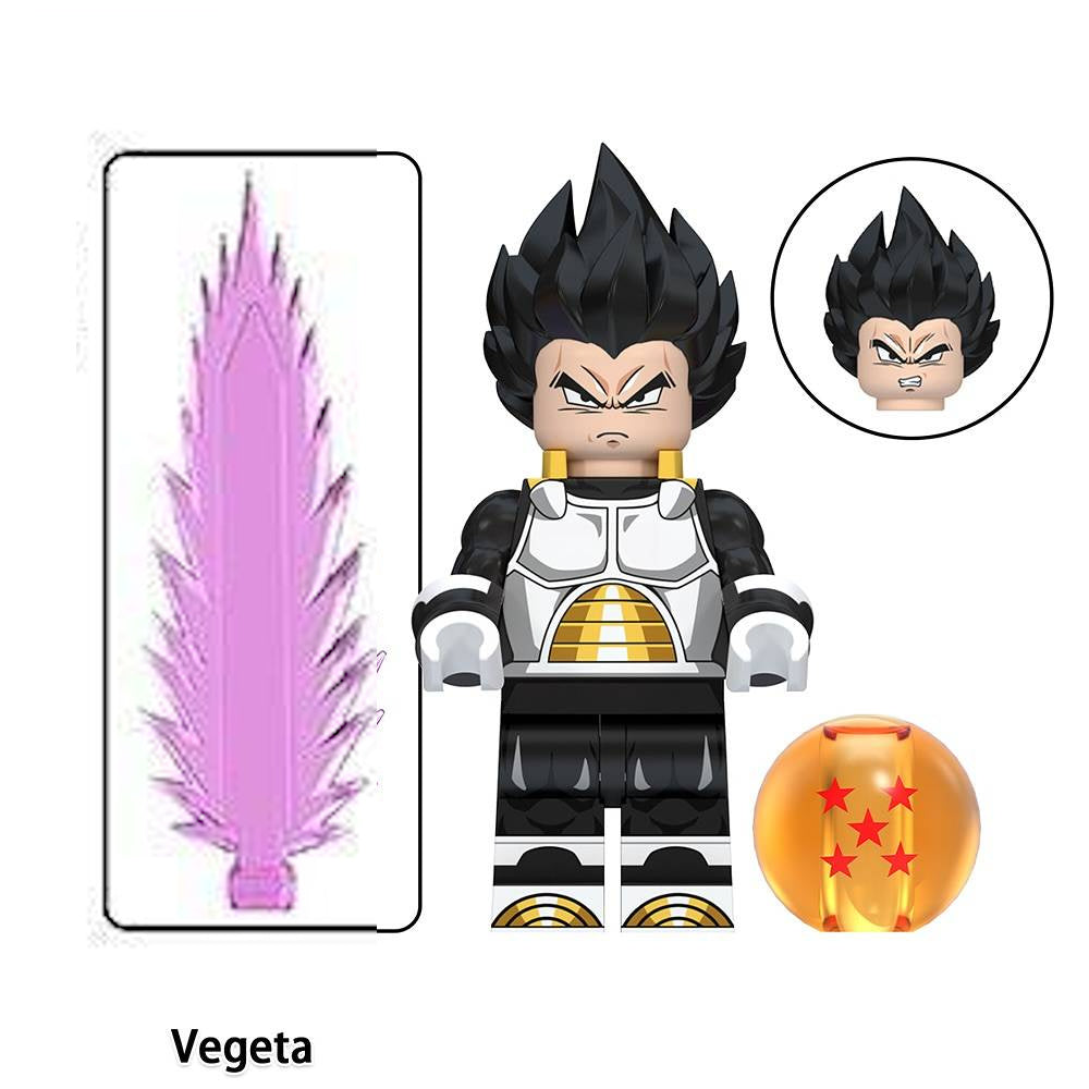 Dragonball Charakter -  Klemmbaustein Custom Minifigur MOC