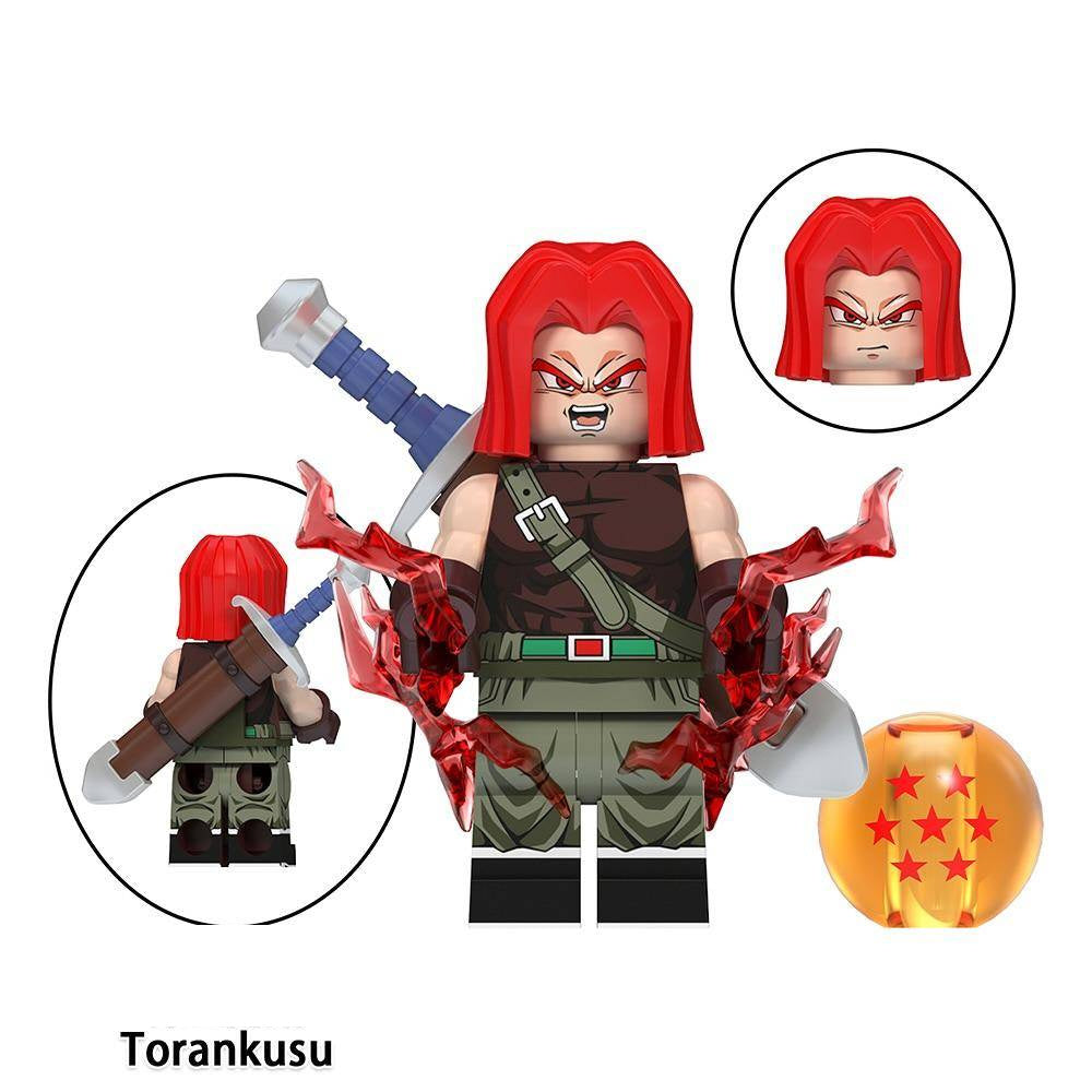 Dragonball Charakter -  Klemmbaustein Custom Minifigur MOC