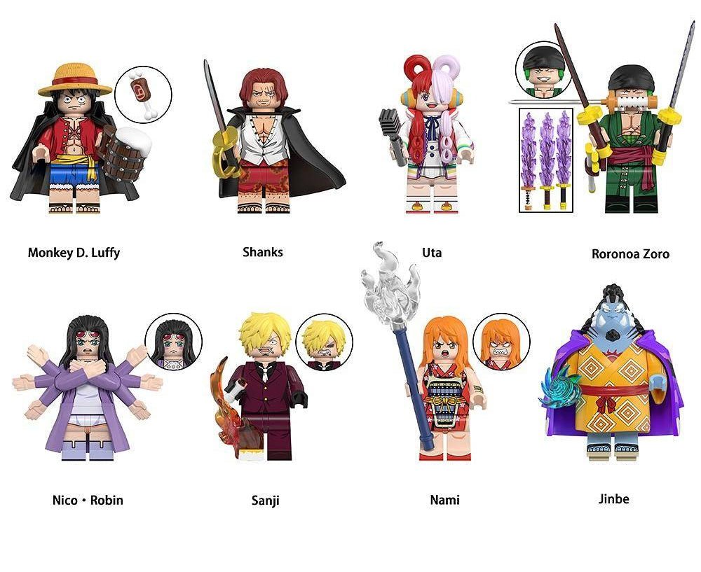 One Piece / Character - Clamp Building Block Custom Minifigure MOC