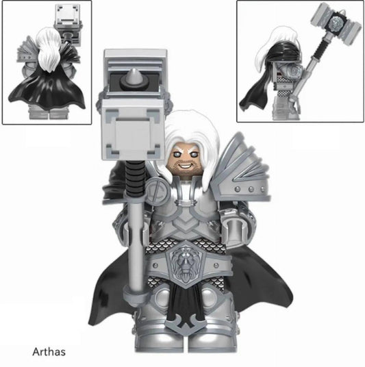 World of Warcraft Arthas - Klemmbaustein Custom Minifigur MOC