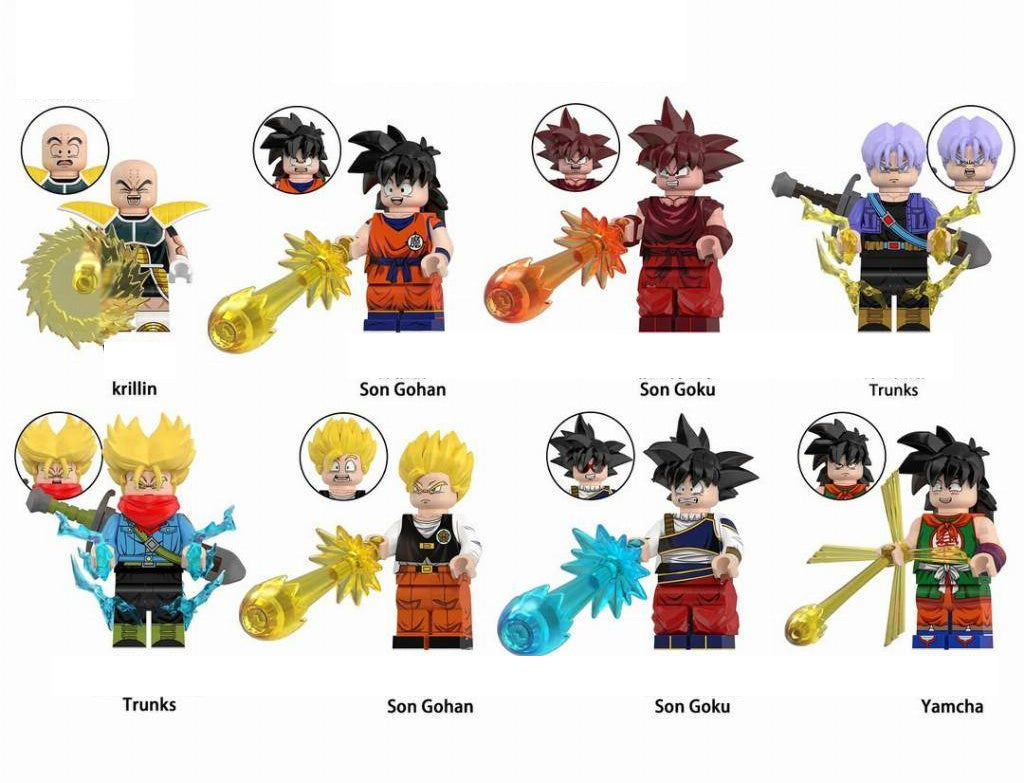 Dragonball Charakter -  Klemmbaustein Custom Minifigur MOC