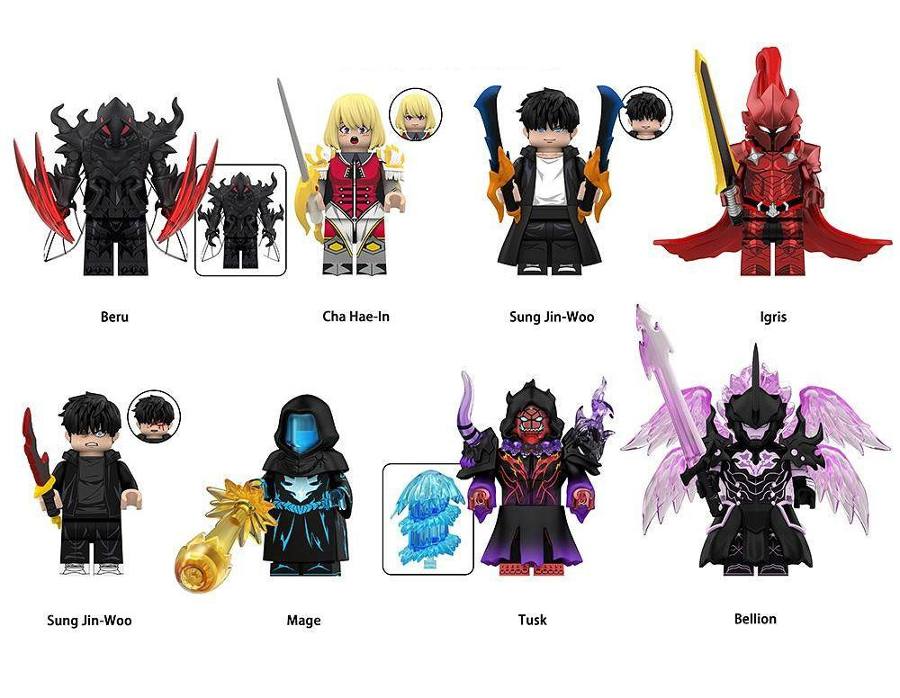 Solo Leveling Charakter - Klemmbaustein Custom Minifigur MOC
