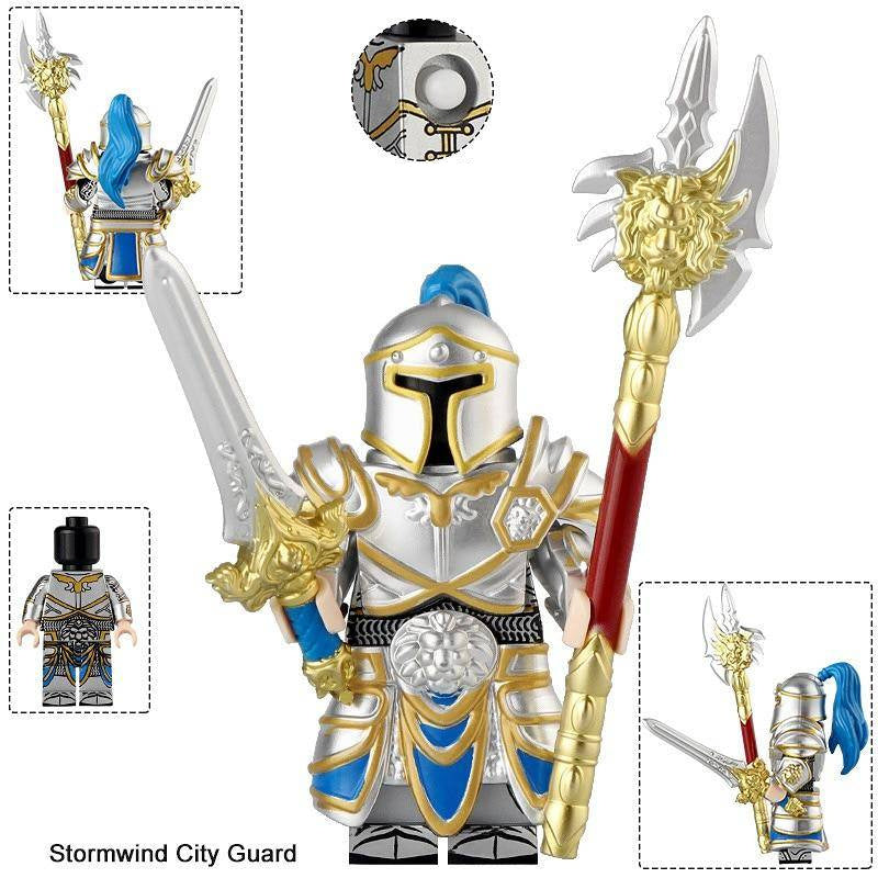 World of Warcraft Stormwind Wächter - Klemmbaustein Custom Minifigur MOC