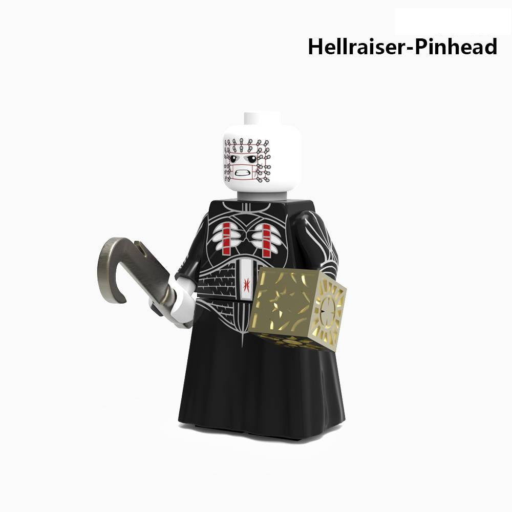 Horror Character Hellraiser - Building Block Custom Minifigure MOC