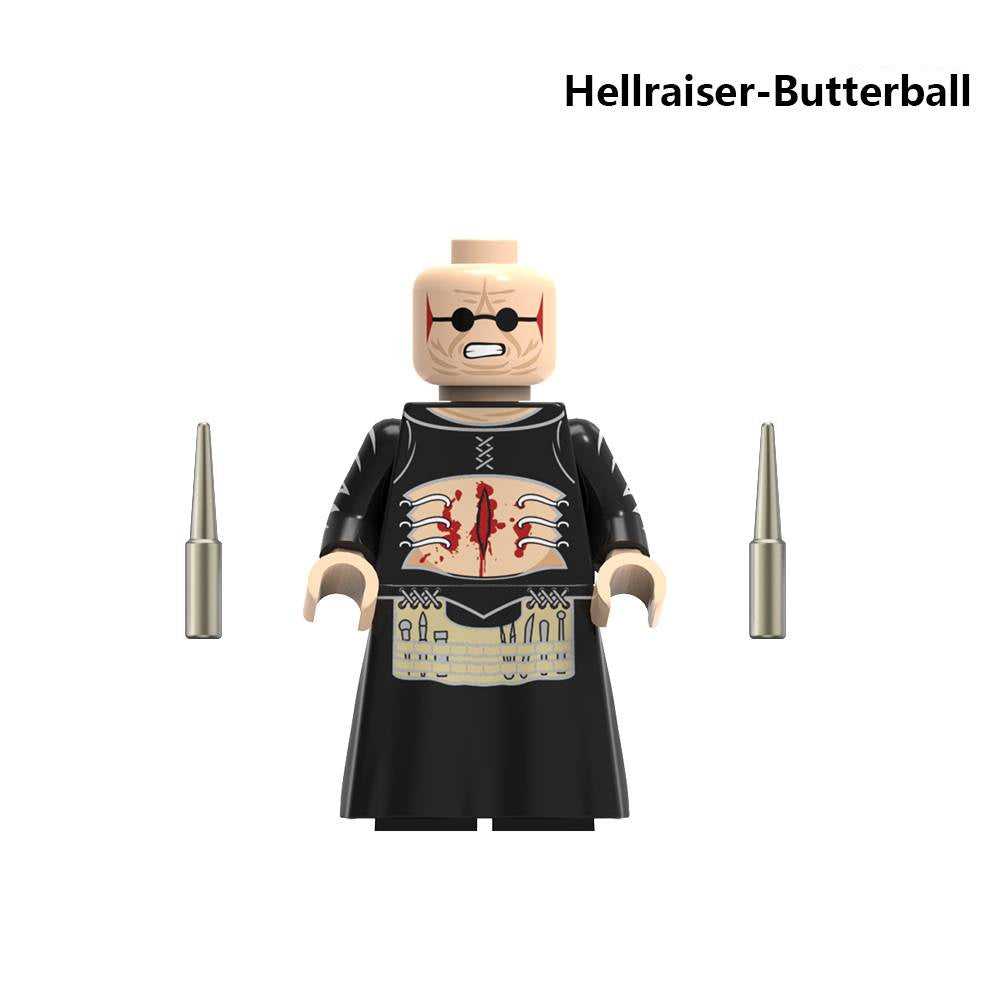 Horror Character Hellraiser - Building Block Custom Minifigure MOC