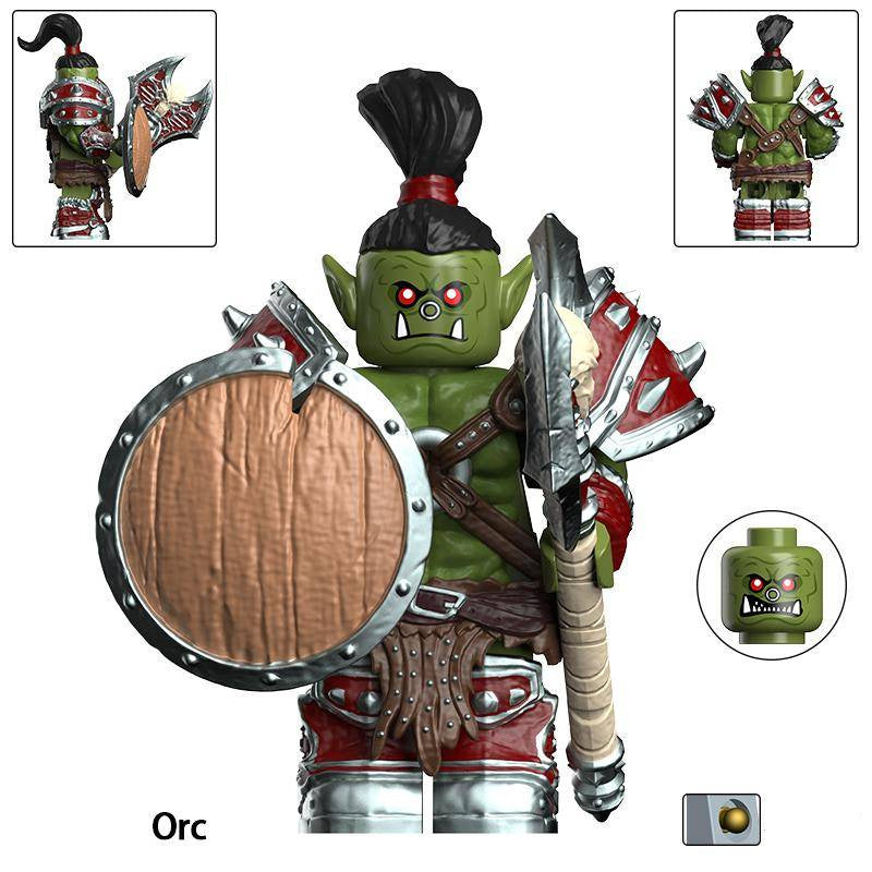 World of Warcraft Orcs - Klemmbaustein Custom Minifigur MOC