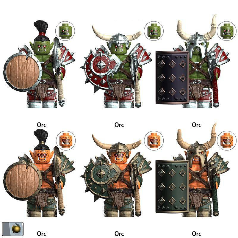 World of Warcraft Orcs - Klemmbaustein Custom Minifigur MOC