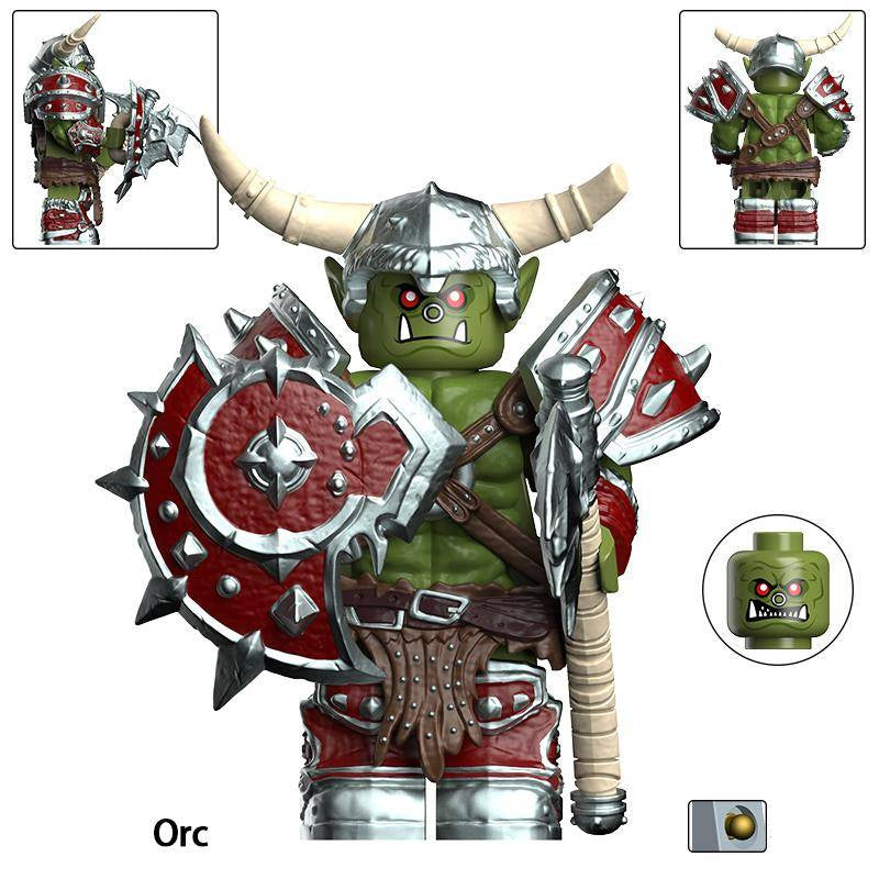 World of Warcraft Orcs - Klemmbaustein Custom Minifigur MOC
