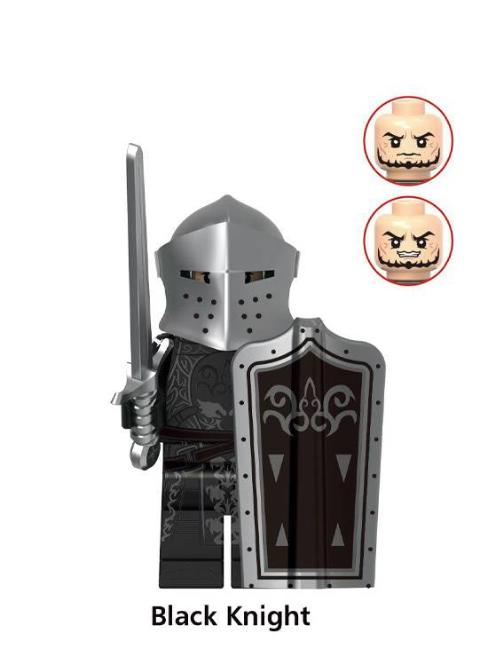 Soldaten Krieger / Mittelalter - Klemmbaustein Custom Minifigur MOC