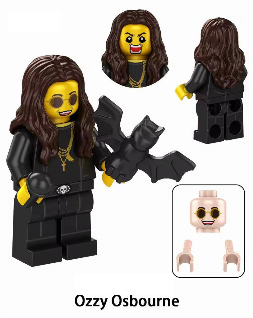 Ozzy Osbourne / Music / Klemmbaustein Custom Minifigur MOC