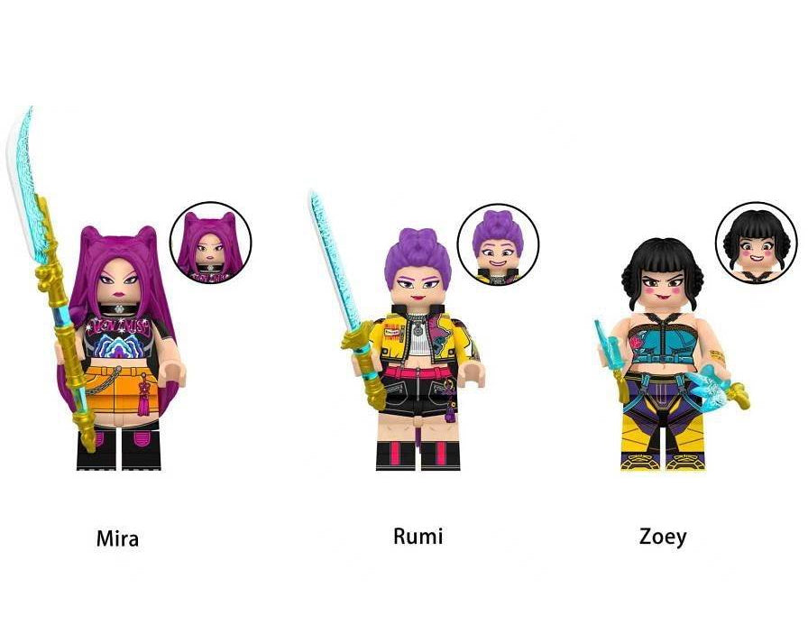 KPOP Demon Hunters / Brick Custom Minifigure MOC