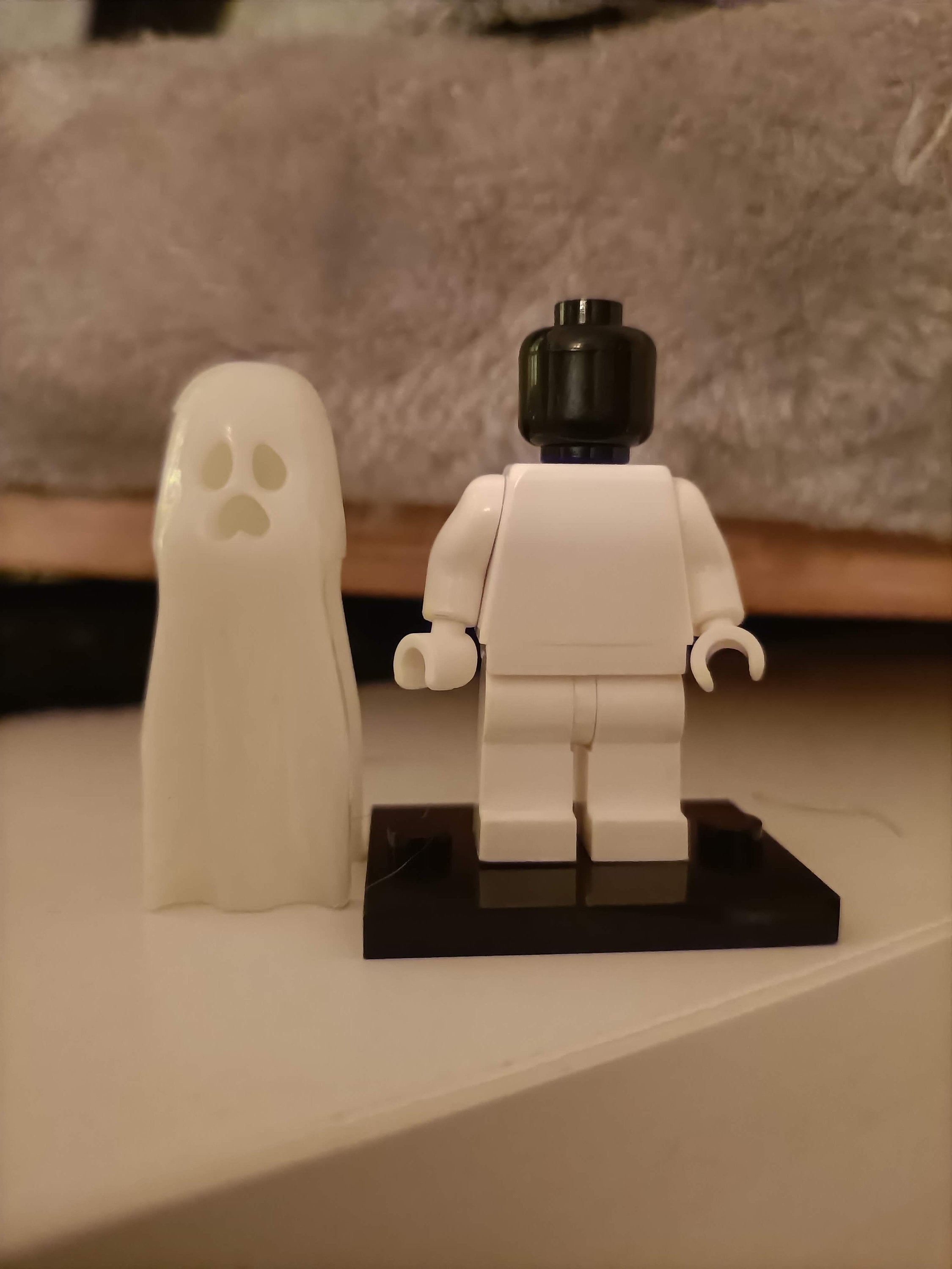 Geist (leuchtet im Dunkeln) Klemmbaustein Custom Minifigur MOC