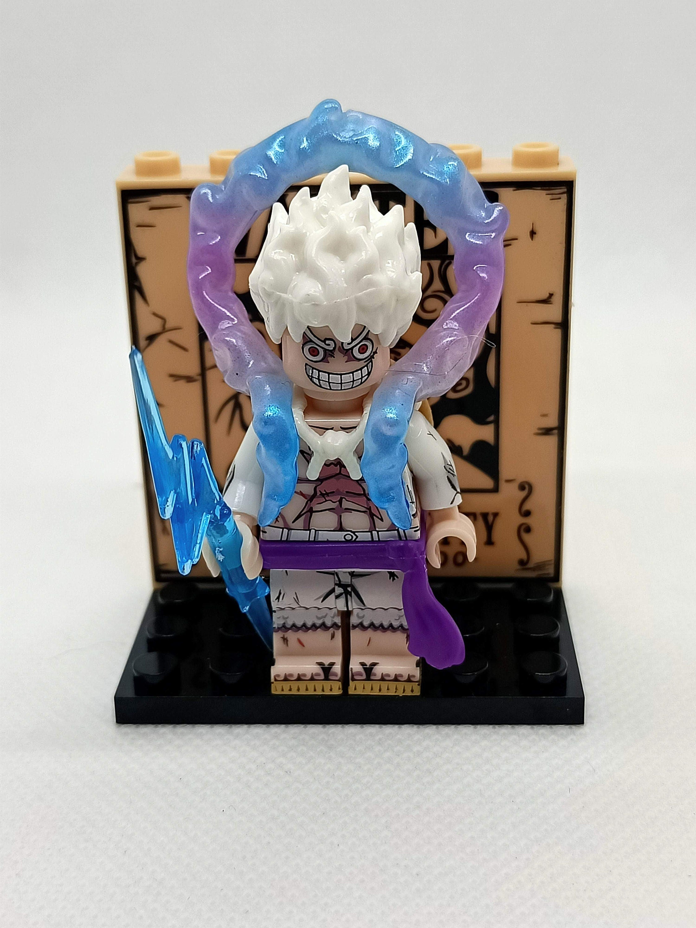 Luffy / Ruffy One Piece - Klemmbaustein Custom Minifigur MOC