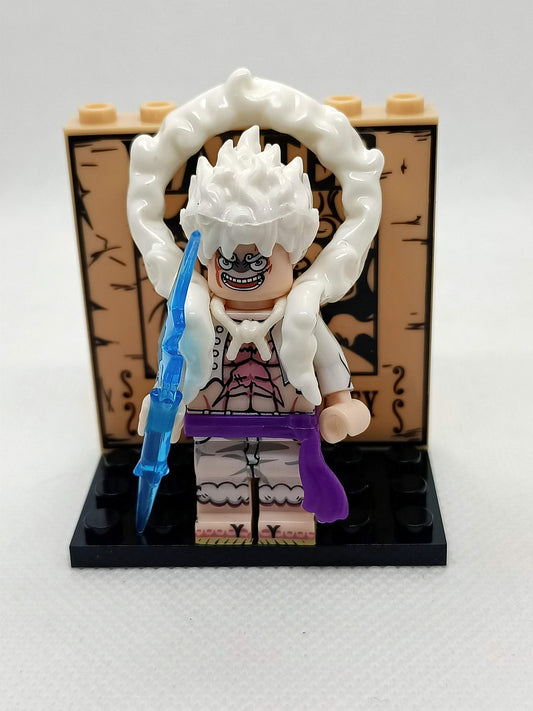 Luffy / Ruffy One Piece - Klemmbaustein Custom Minifigur MOC