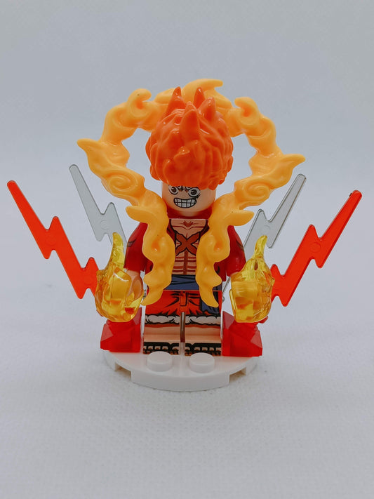 Luffy / Ruffy One Piece - Klemmbaustein Custom Minifigur MOC