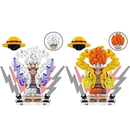 Luffy / Ruffy One Piece - Klemmbaustein Custom Minifigur MOC