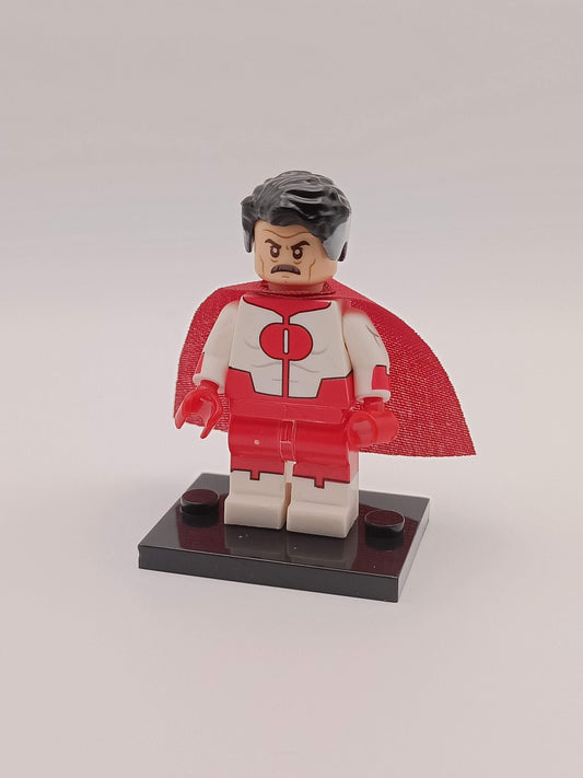 Omni Man / Invincible - Klemmbaustein Custom Minifigur MOC