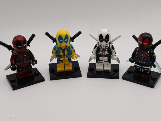 Deadpool - Klemmbaustein Custom Minifigur MOC