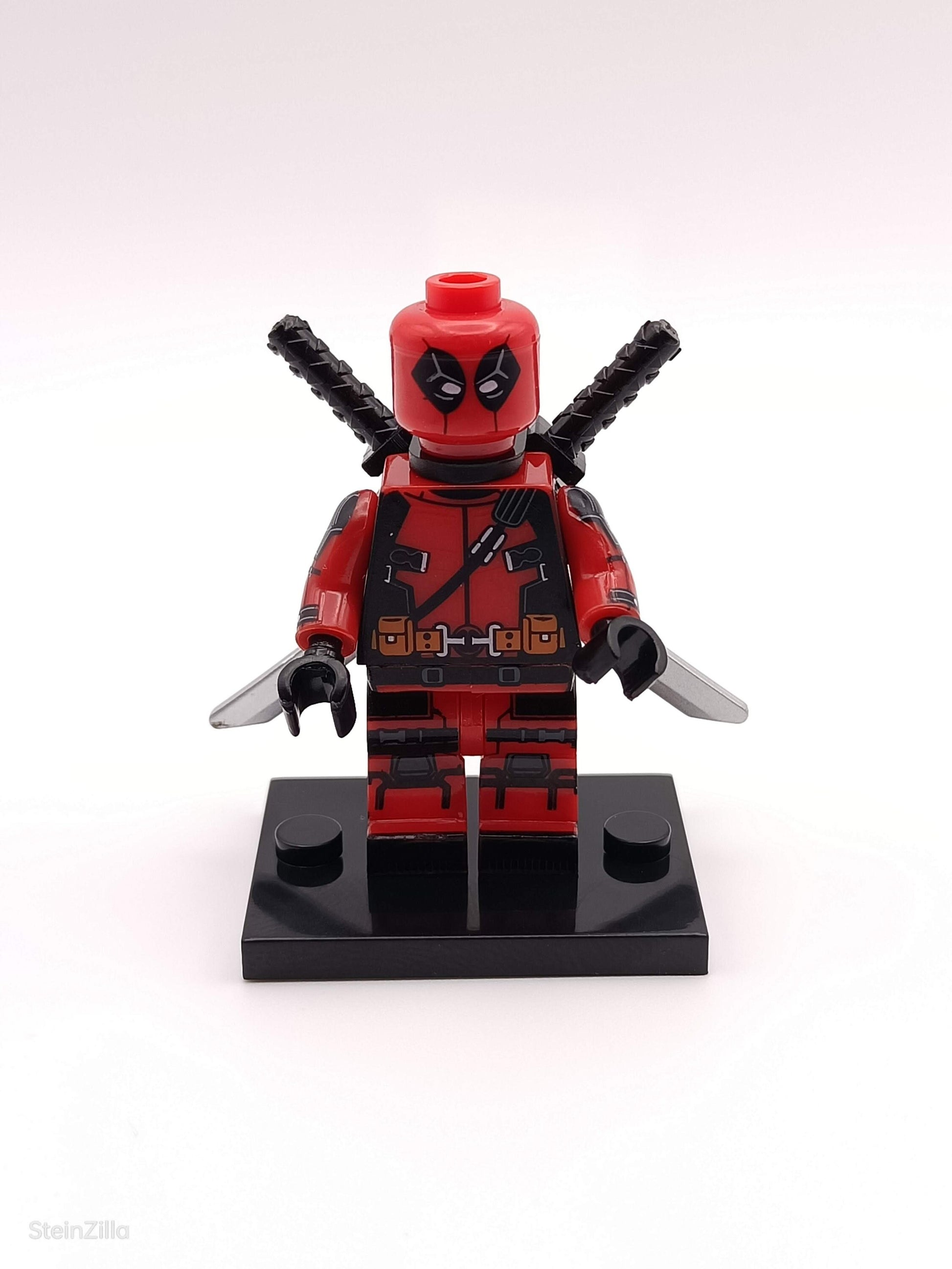 Deadpool - Klemmbaustein Custom Minifigur MOC