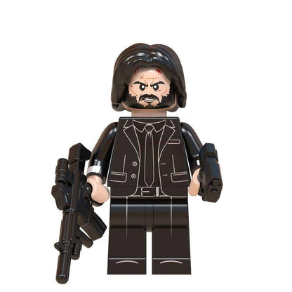John Wick / Keanu Reeves - Klemmbaustein Custom Minifigur MOC