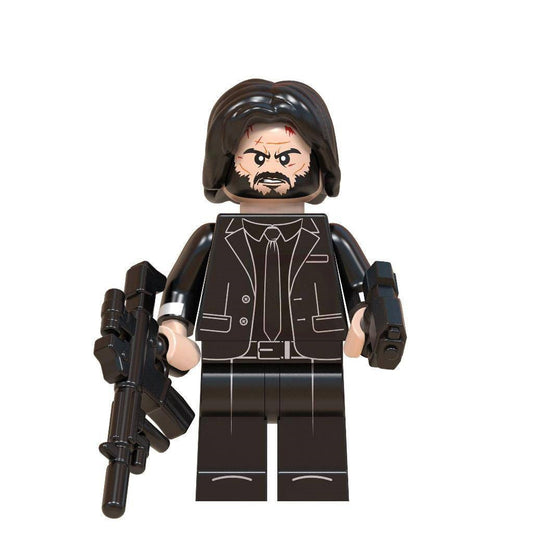 John Wick / Keanu Reeves - Klemmbaustein Custom Minifigur MOC