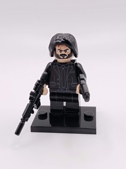 John Wick / Keanu Reeves - Klemmbaustein Custom Minifigur MOC