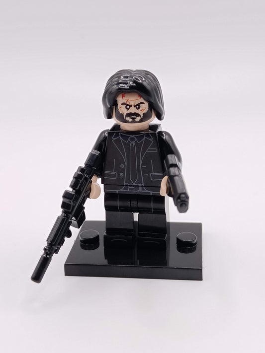 John Wick / Keanu Reeves - Klemmbaustein Custom Minifigur MOC