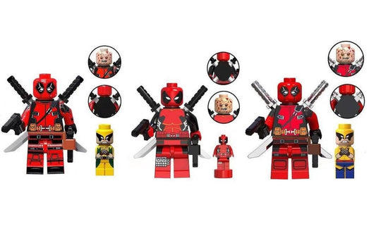 Deadpool - Klemmbaustein Custom Minifigur MOC