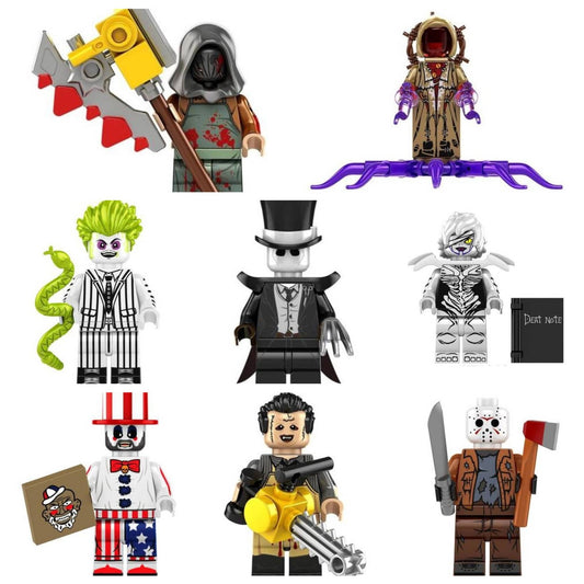 Horror Figuren - Klemmbaustein Custom Minifigur MOC