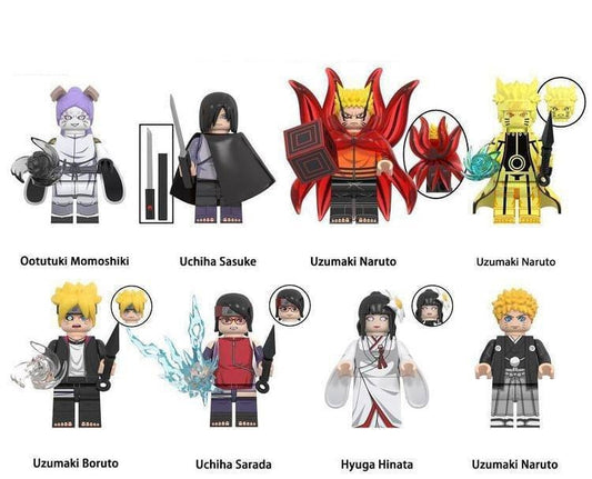 Naruto Charakter - Klemmbaustein Custom Minifigur MOC