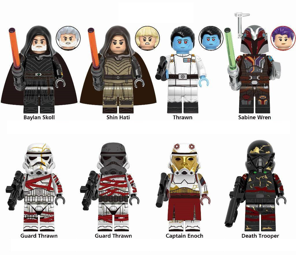 Charakter Star Wars Ahsoka - Klemmbaustein Custom Minifigur MOC