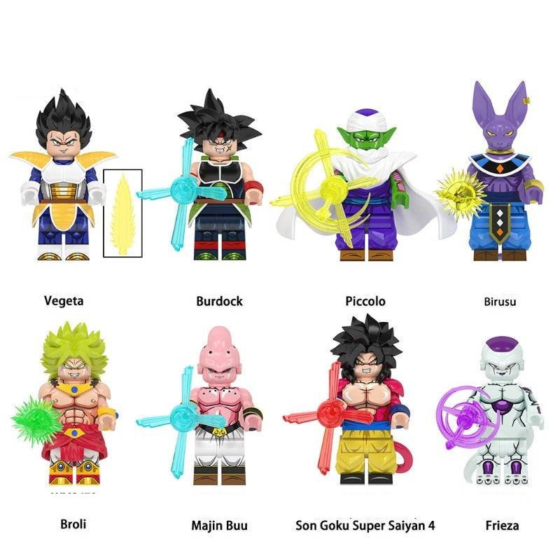 Dragonball Charakter - Klemmbaustein Custom Minifigur MOC