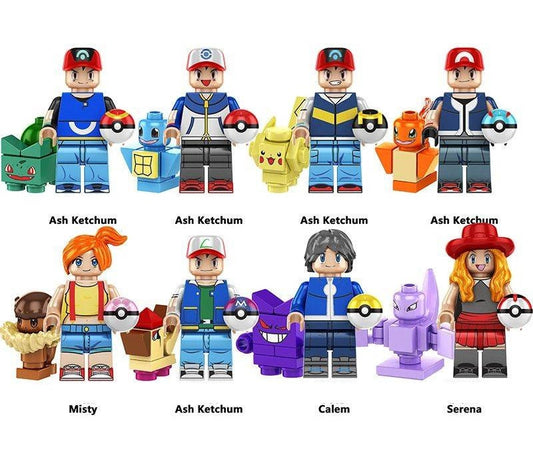 Pokemon Charakter - Klemmbaustein Custom Minifigur MOC